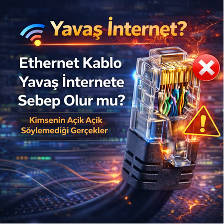 Ethernet Kablo Yavaş İnternete Sebep Olur mu? Kimsenin Açık Açık Söylemediği Gerçekler