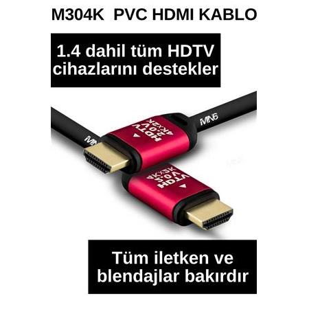 MN6 M304K 4k hdmi kablo/hdmi kablo Metre-HDR-HDTV2.0-3D-24K gold-Plated connector Ultra P