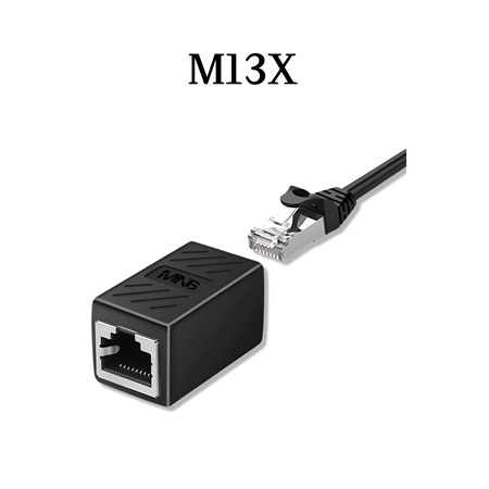 MN6 M13X kablo birleştirici/Cat5-Cat6-Cat7-Cat8-uyumlu/lan kablosu Birleştirici Ara Aparatı