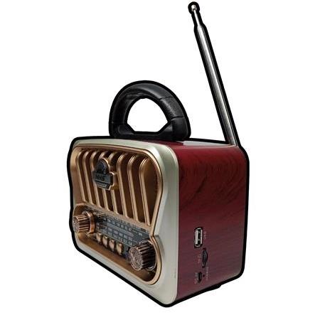 MN6 Ns-09 Nostaljik Radyo/tws Destekli/nostaljik Ahşap Radyo,18650 Li-pil,nostalji Radyo
