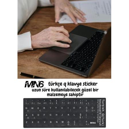 MN6 MTRQ/türkçe q klavye sticker/Laptop Pc uymlu Türkçe Q Sticker/A Kalite